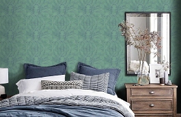 Обои TG51902 фото в интерьере спальни превью