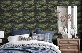 Обои TP80600 фото в интерьере спальни превью