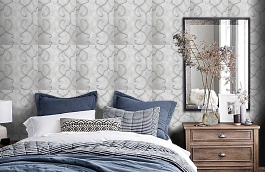 Обои XSS0803 фото в интерьере спальни превью