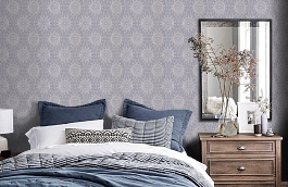 Обои M1255 фото в интерьере спальни превью