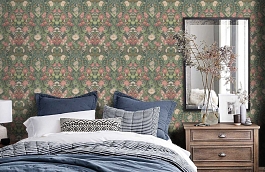 Обои 5721 фото в интерьере спальни превью