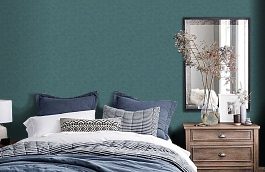 Обои BZ3304 фото в интерьере спальни превью