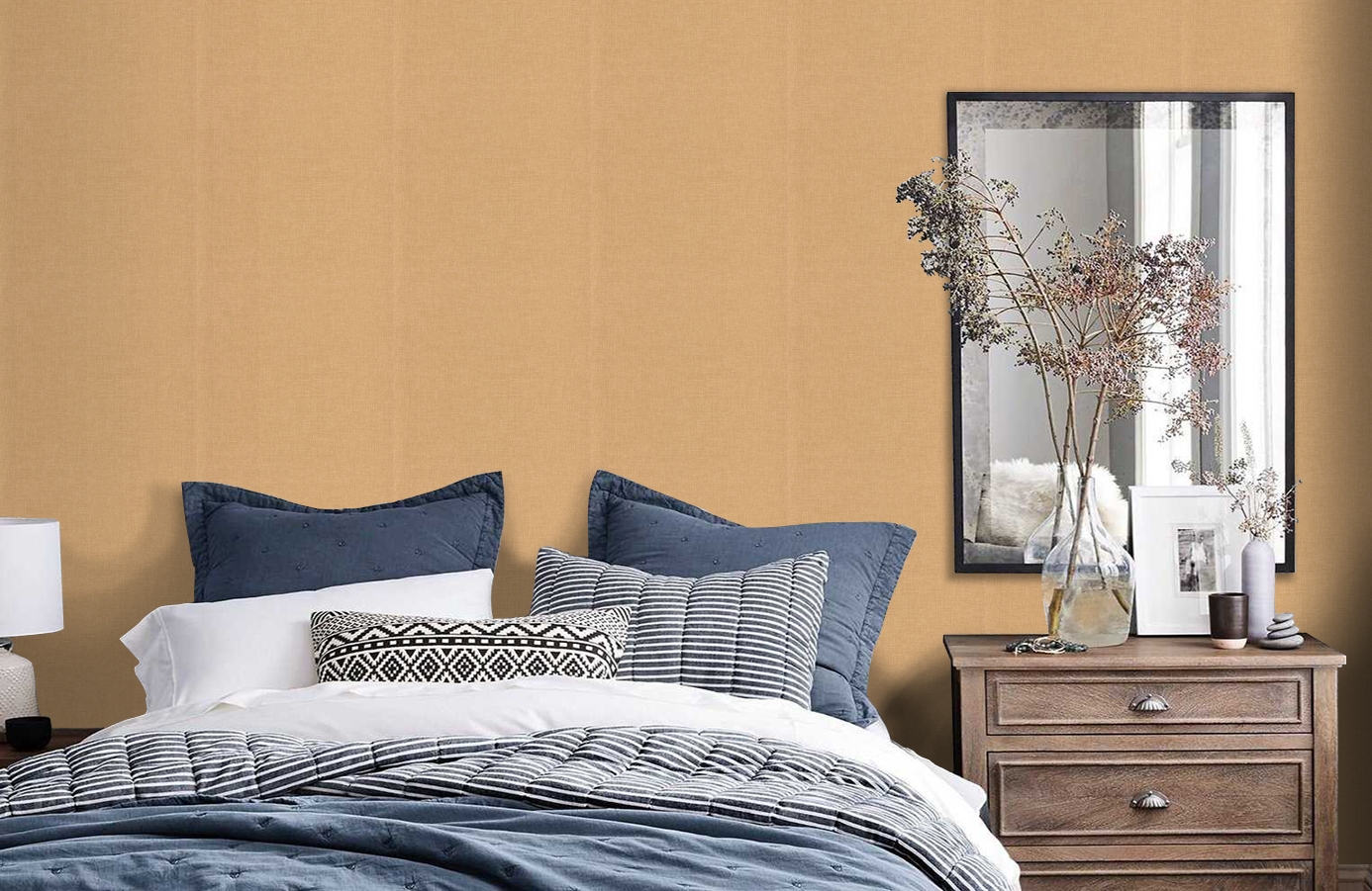 Обои 68521920 фото в интерьере спальни