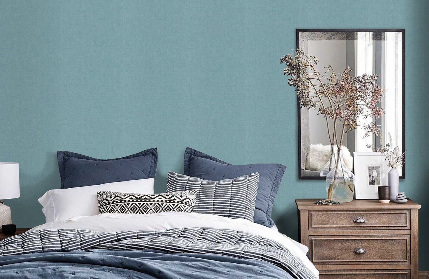 Обои 68526355 фото в интерьере спальни