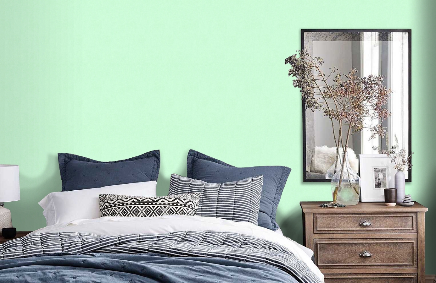 Обои 35834-1 фото в интерьере спальни Обои 35834-1 фото в интерьере спальни