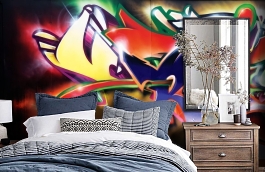 Обои P172301-0 фото в интерьере спальни превью