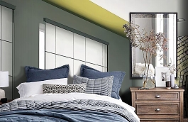 Обои 1607 lev6 812 фото в интерьере спальни превью