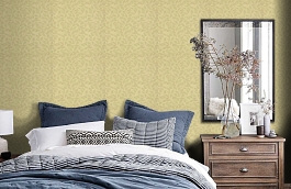 Обои 839-T-1135 фото в интерьере спальни превью