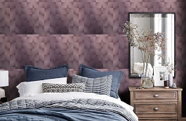 Обои 1325-43 фото в интерьере спальни превью