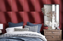 Обои 1333-11 фото в интерьере спальни превью