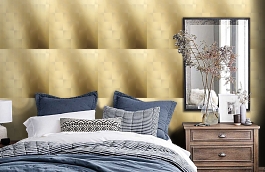 Обои 1769-12 фото в интерьере спальни превью