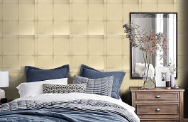 Обои Colonial Ivory CO02 фото в интерьере спальни превью