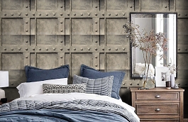 Обои Islambard Steel IS03 фото в интерьере спальни превью