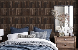 Обои Library A Stone фото в интерьере спальни превью