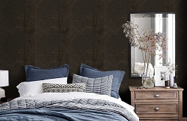 Обои 108013 фото в интерьере спальни превью