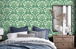 Обои 117-13040 фото в интерьере спальни превью