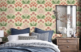 Обои 117-14045 фото в интерьере спальни превью