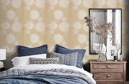 Обои 710009 фото в интерьере спальни превью