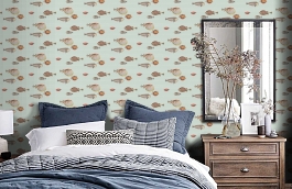 Обои 97-10030 фото в интерьере спальни превью