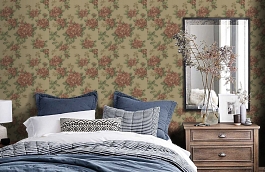 Обои CCE130072 фото в интерьере спальни превью