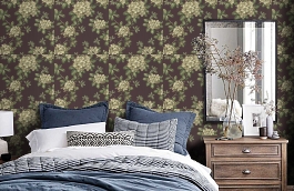 Обои CCE130076 фото в интерьере спальни превью