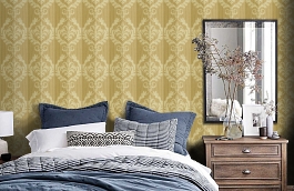 Обои CM80905 фото в интерьере спальни превью