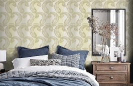 Обои 110606 фото в интерьере спальни превью