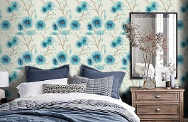 Обои 111081 фото в интерьере спальни превью