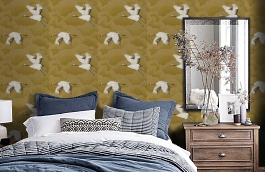 Обои 111235 фото в интерьере спальни превью