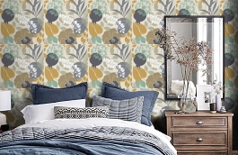 Обои 111490 фото в интерьере спальни превью