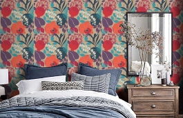 Обои 111491 фото в интерьере спальни превью