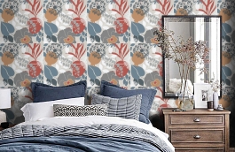 Обои 111492 фото в интерьере спальни превью