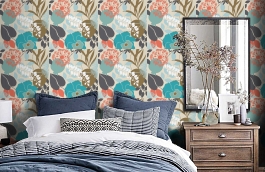 Обои 111493 фото в интерьере спальни превью