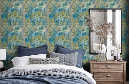 Обои 111496 фото в интерьере спальни превью