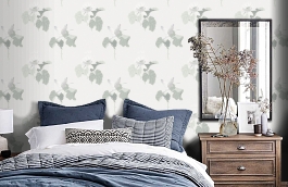 Обои FJ40010 фото в интерьере спальни превью