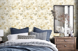 Обои GB70803 фото в интерьере спальни превью