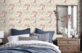 Обои GB71101 фото в интерьере спальни превью