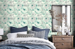 Обои IWB 00921 фото в интерьере спальни превью