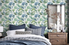 Обои JB21904 фото в интерьере спальни превью