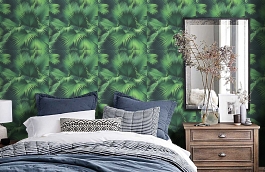 Обои PS40104 фото в интерьере спальни превью