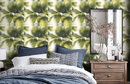 Обои PS40114 фото в интерьере спальни превью