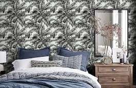 Обои SG41400 фото в интерьере спальни превью