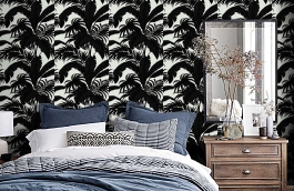 Обои SG41410 фото в интерьере спальни превью