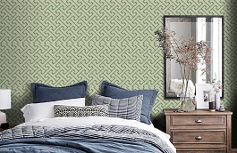 Обои TN50904 фото в интерьере спальни превью