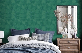 Обои TN51004 фото в интерьере спальни превью