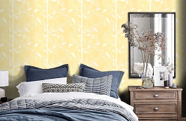 Обои 839-T-2042 фото в интерьере спальни превью