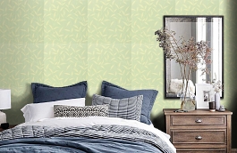 Обои 839-T-2068 фото в интерьере спальни превью