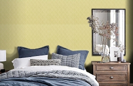 Обои 839-T-6006 фото в интерьере спальни превью