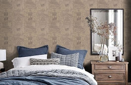 Обои 839-T-6011 фото в интерьере спальни превью