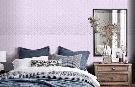 Обои 839-T-9182 фото в интерьере спальни превью